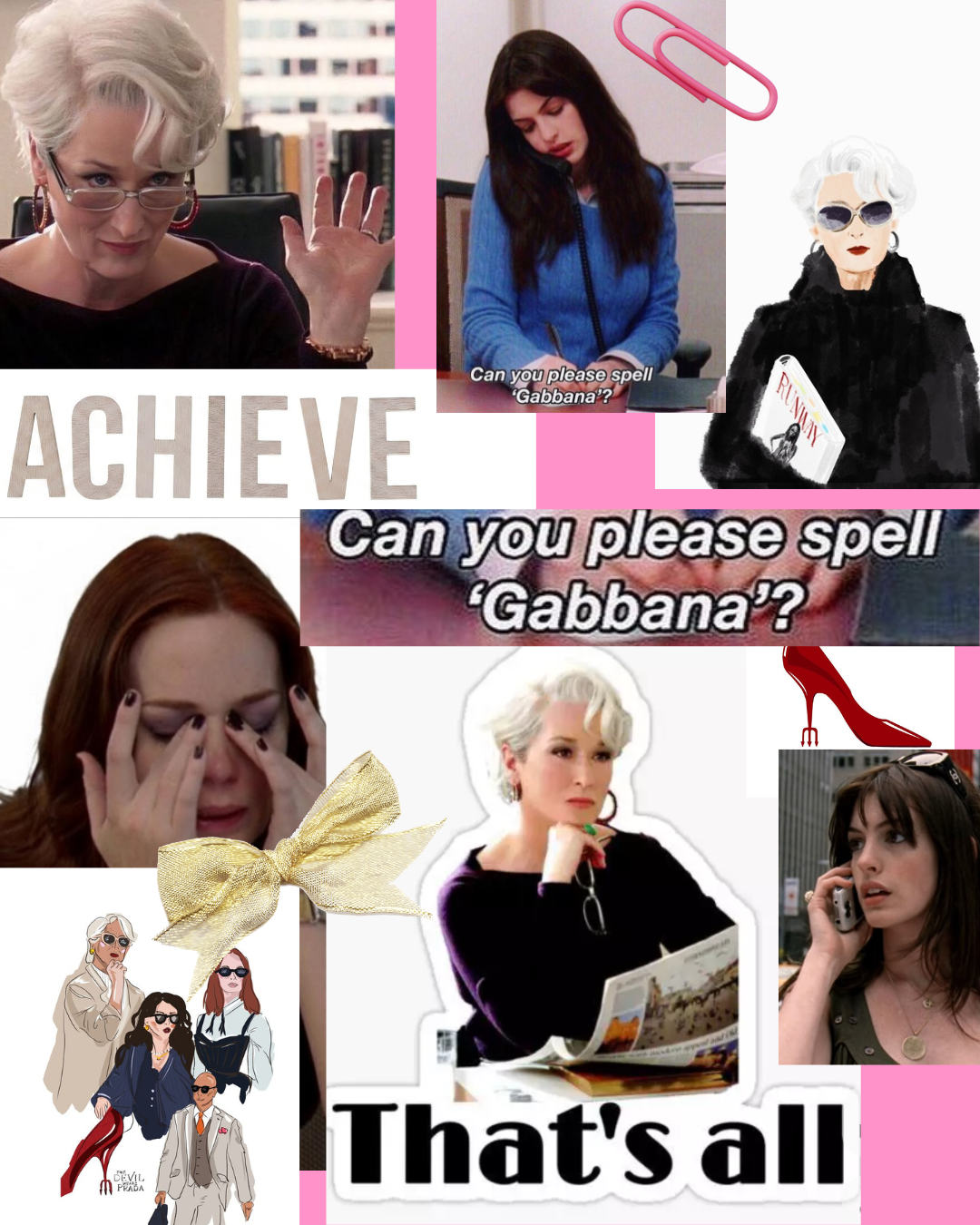 the devil wears prada 2 collage art